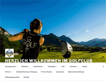 Tablet Screenshot of golfclub-ruhpolding.de